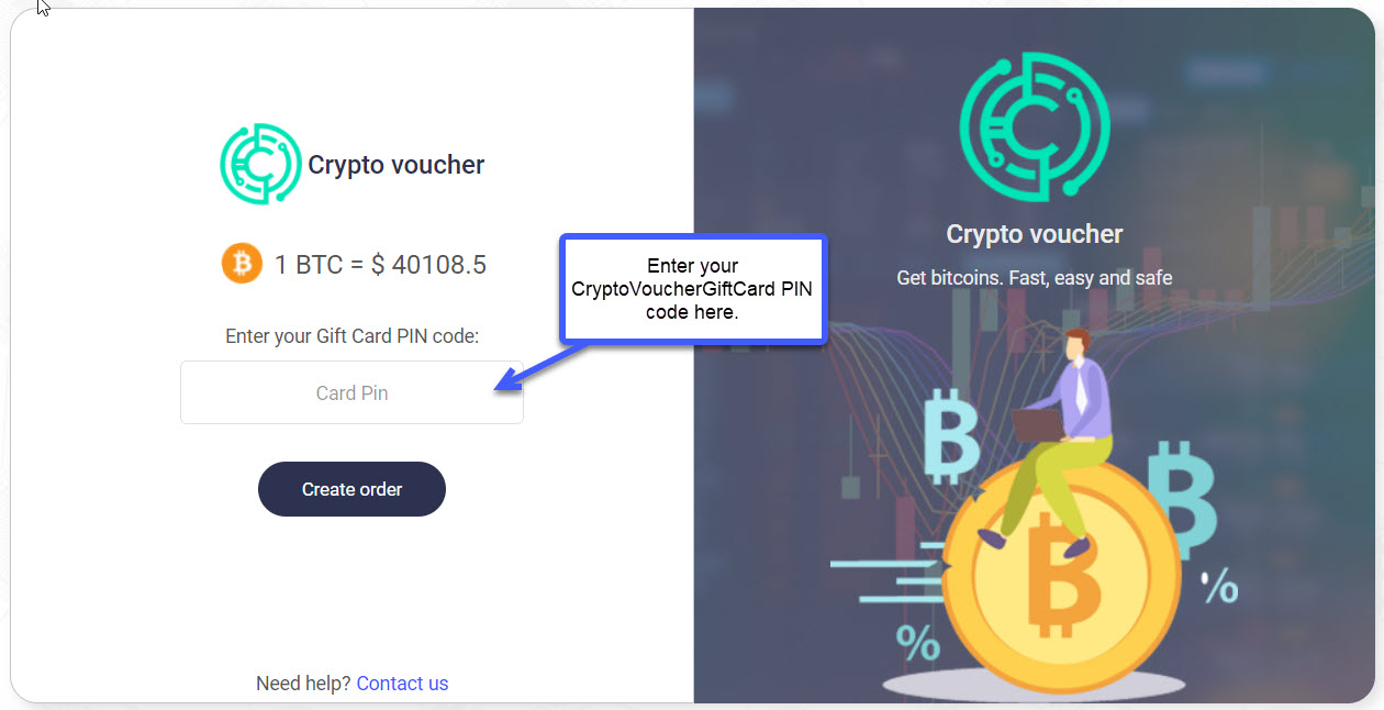 Get Your Gift Card Instantly With Bitcoin or Cryptos